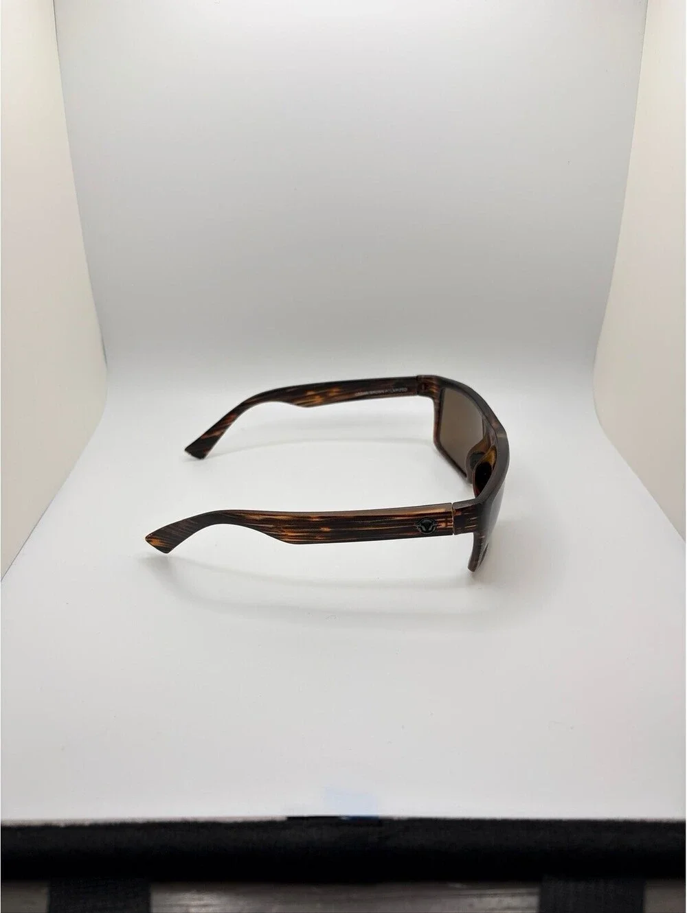 Unsinkable Polarized Echo Cedar/Brown Sunglasses Wood Grain Frames Brown Lense